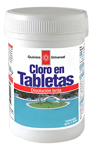 [ANSO9616] cloro piscina 5 tabletas 200 grs 1kg