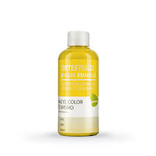 Tinte AMARILLO botella 250ml - PASSOL