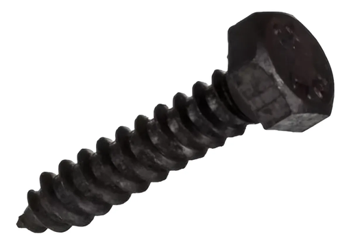 [MASI3306] Tornillo tirafondo hexagonal NEGRO 1/4 x 1 1/2" UNIDAD - IMPORPER