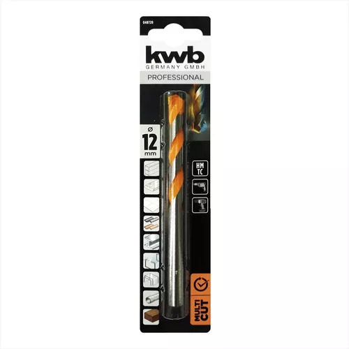 broca multiconstruccion 6mm hss professional Kwb