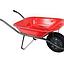 [CADE2870] carretilla de jardinería 60lts roja LIOI