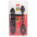 [CEEM6513] cerradura emb. RUSTICA B40 acceso 1/2 c/tirado NEGRO BT POLI