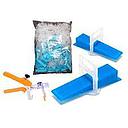 [KINI3781] kit nivelador para porcelanato y ceramicas cuña, clips y alicate FERRETOOLS