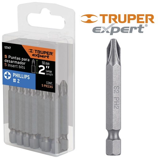 punta phillips ph2x2" x UNIDAD TRUPER