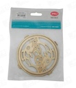 [REPI6514] rejilla pileta redonda 110mm bronce POLI