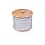 [CACO2753] cable coaxial 100% malla rg6 blanco