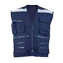 [CHGE9836] CHALECO GEOLOGO POPLIN AZUL XL