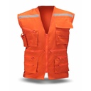 [CHGE6427] CHALECO GEOLOGO POPLIN NARANJO XXL
