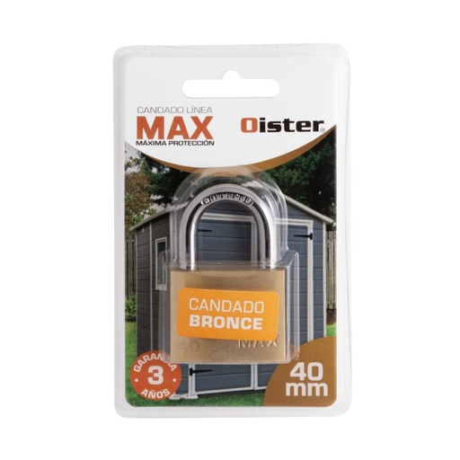 [BRPA3894] Candado MAX bronce 40mm - OISTER