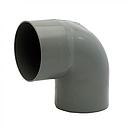 Codo sanitario gris 87.5° x40